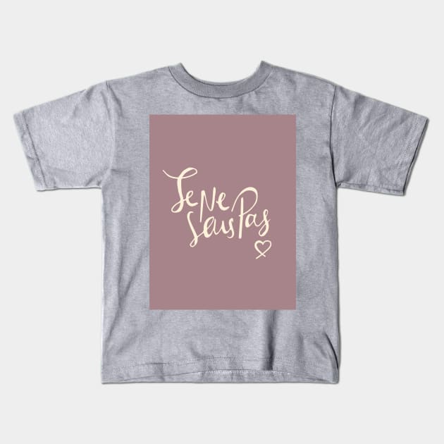 Je ne sais pas shirt deals